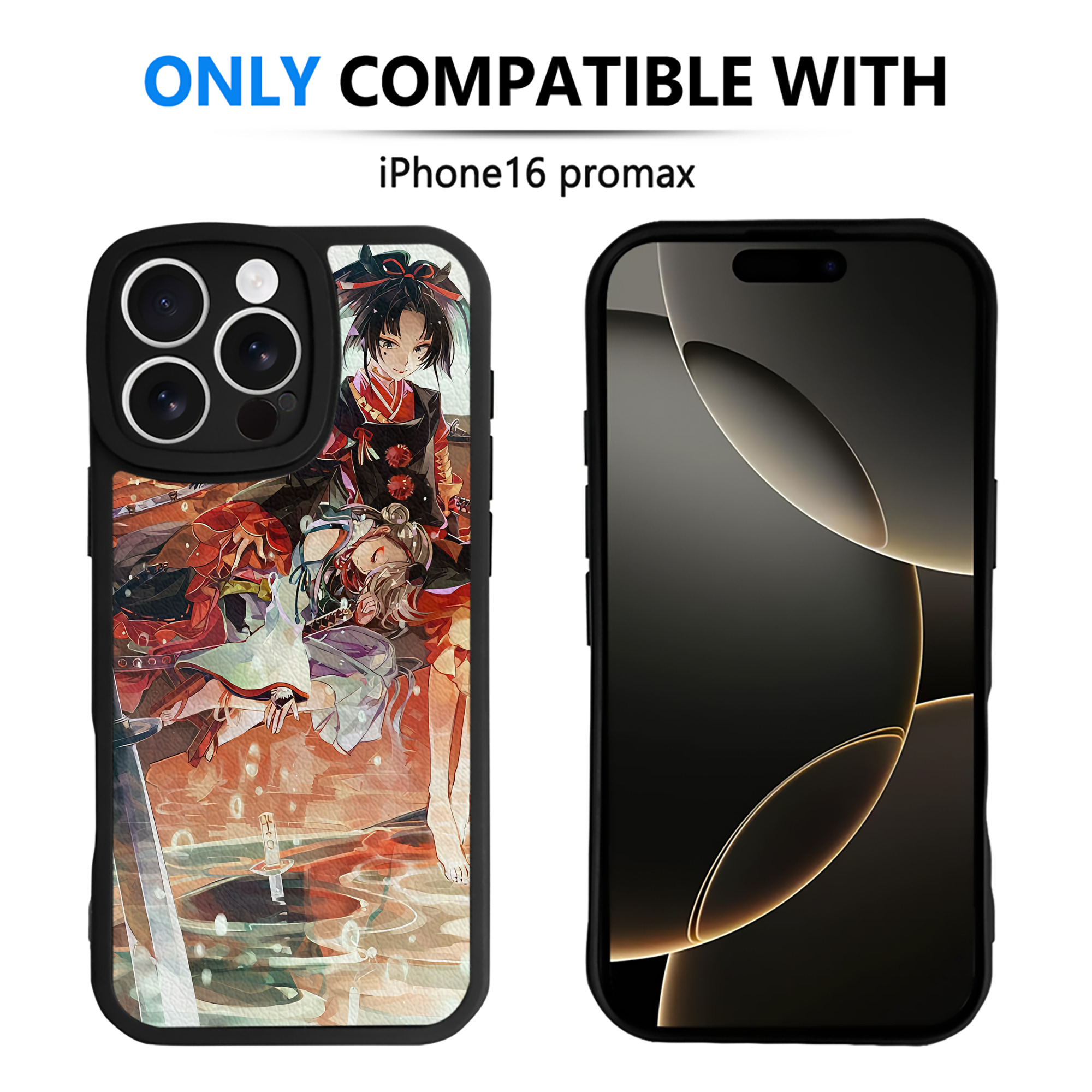 （画像用） 刀剣乱舞 Touken Ranbu 【iPhone 16シリーズ対応】シリコンスマホケース（レザー調） 材質：シリコン